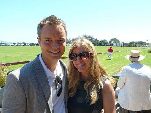 Molly and Dave in tent
