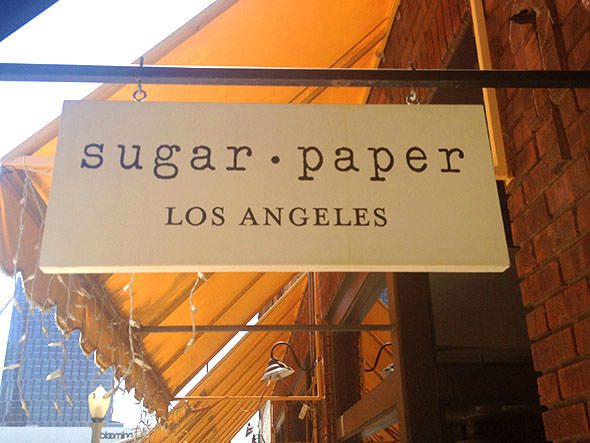 Sugar Paper sign