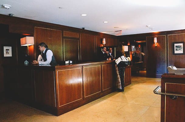 Sunset Tower lobby