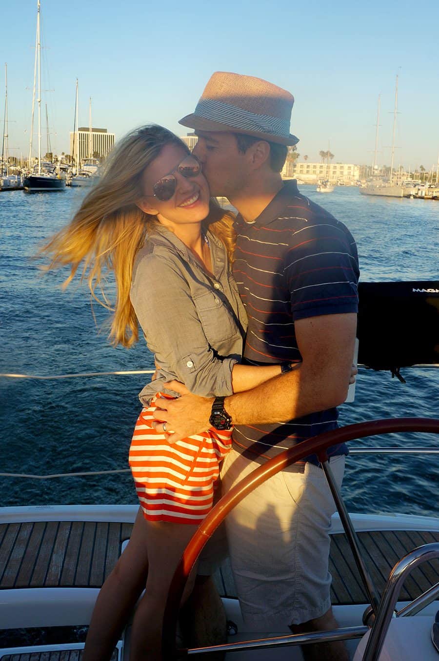 Molly and Dave Kiss