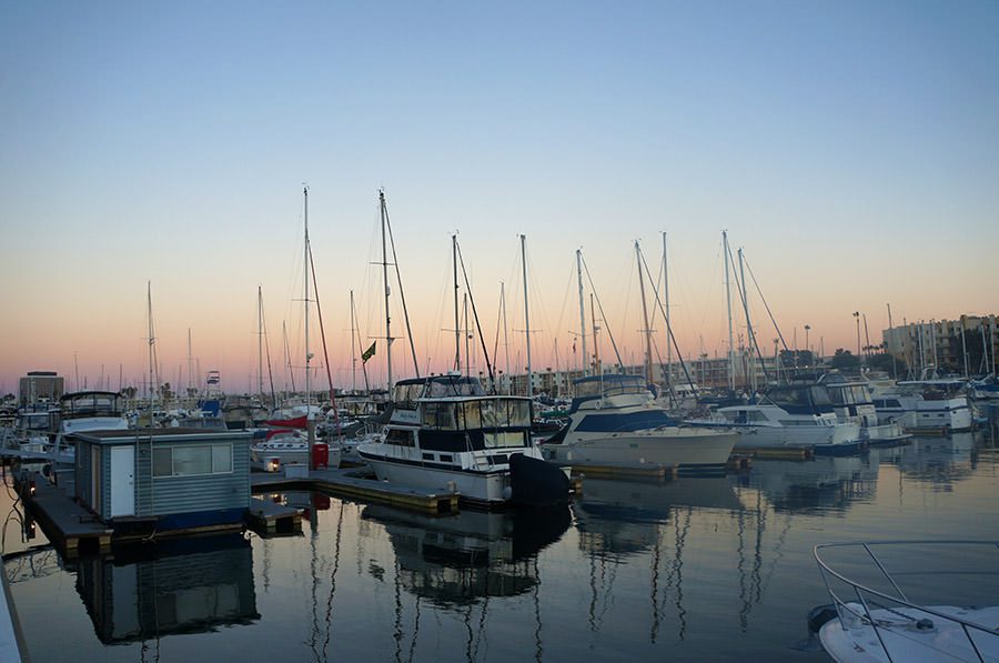 Sunset in Marina
