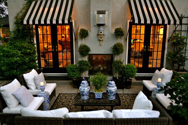 My Patio Inspiration via Beaux Mondes Designs