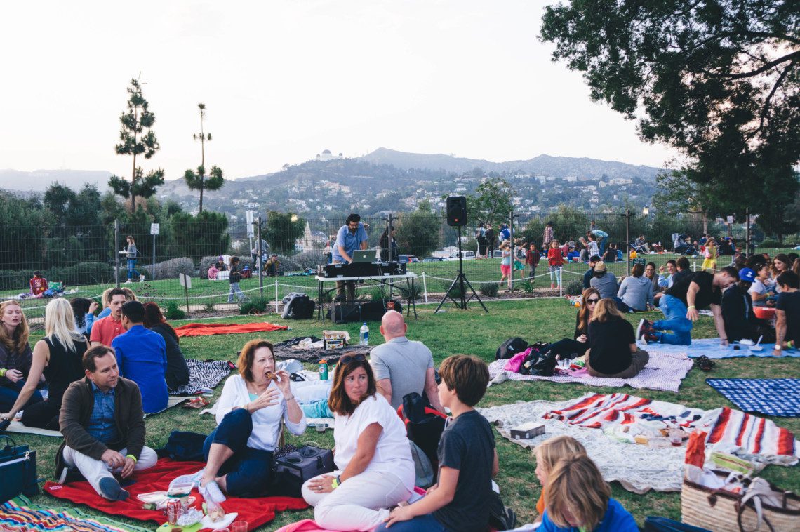 The best way to spend those LA nights is at the Barnsdall Art Park Wine Tasting. 