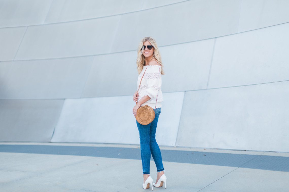 This Yuppie Life showcasing the Round Basket Trend for summer in Los Angeles.