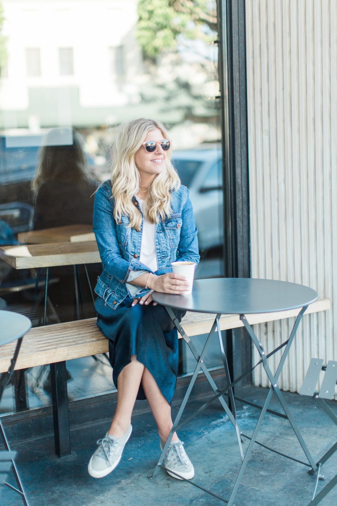 Vince Satin Midi Skirt