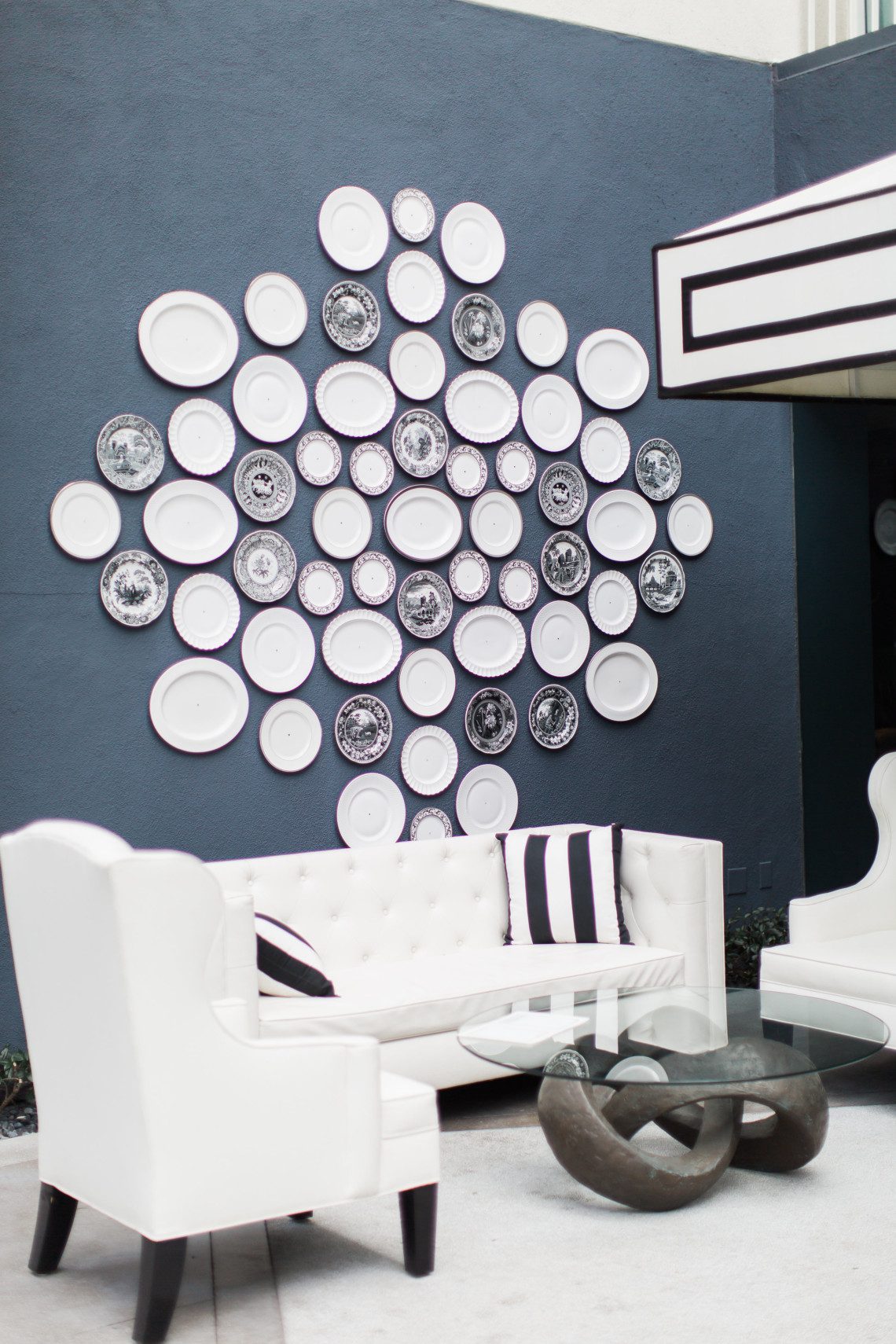 Poolside at the Viceroy Hotel in Santa Monica, a luxury boutique hotel by the ocean designed by Kelly Wearstler